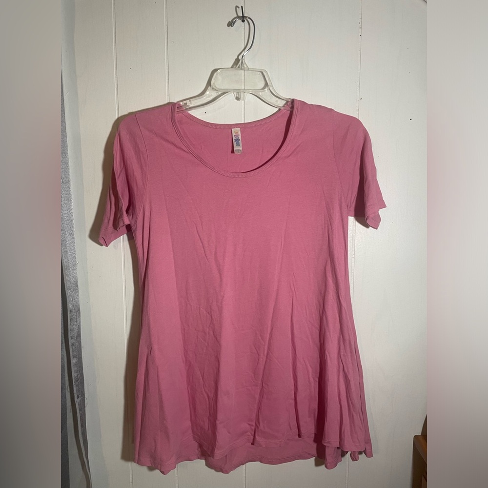 Lularoe Pink Short Sleeve Long T